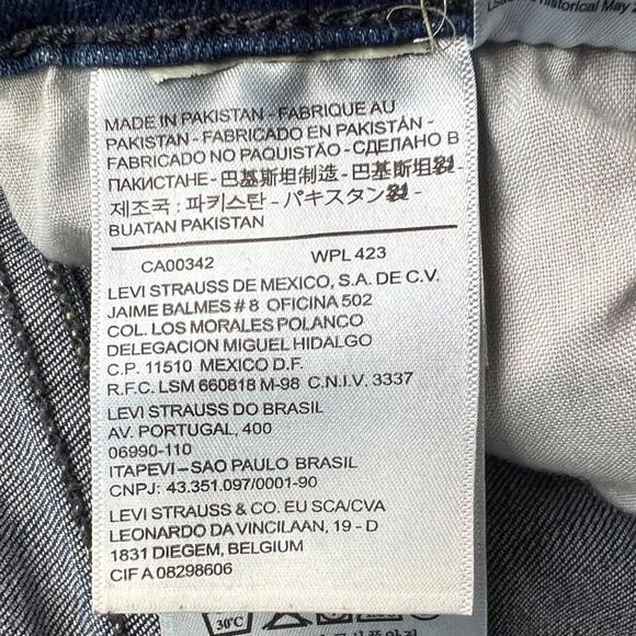 Levis 515 Boot Cut Jeans Womens 12 Blue Medium Wash Mid Rise Stretch Classic - Picture 12 of 16